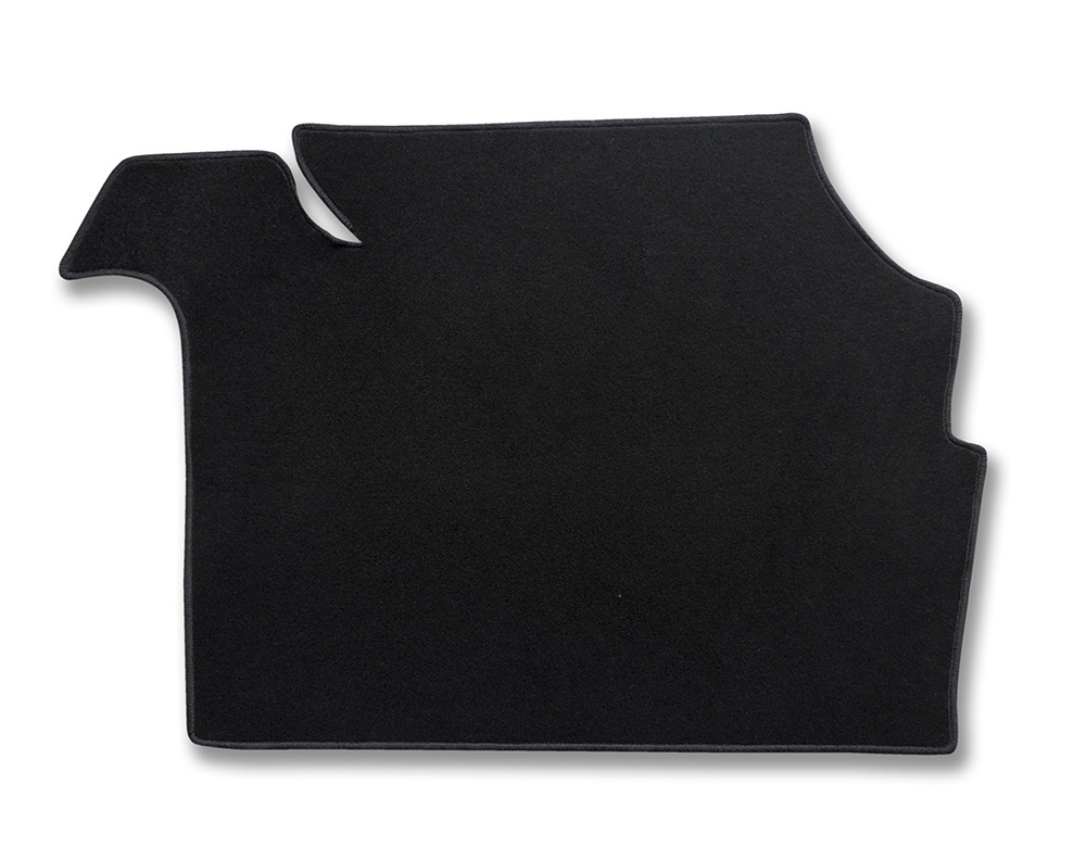 Eine Kofferraummatte für Opel Manta B Ascona B in schwarz.