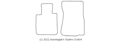 Das Schnittmuster fuer Fussmatten BMW_Z4_E89