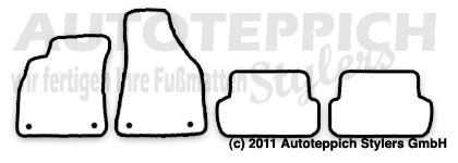 Das Schnittmuster fuer Fussmatten Audi_A4_8E_B6+B7_Halter_FSBS_00-