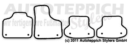 Das Schnittmuster fuer Fussmatten Audi_A3_8P+Sportback_Halter_FSBS