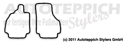 Das Schnittmuster fuer Fussmatten Audi_R8_06-